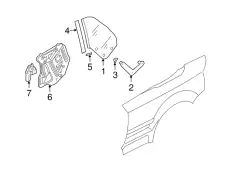 Резиновый профиль 8H0845406A VAG