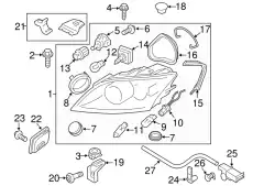 Резиновый профиль 8J0941191 VAG