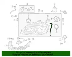 Резиновый профиль 8P0941192B VAG