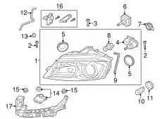 Резиновый профиль 8P0941192B VAG