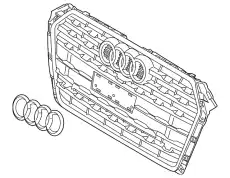 Решетка радиатора VAG 8W0853651BSSJZ