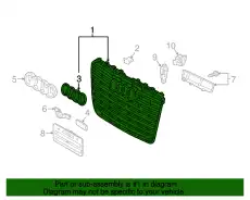 Решетка радиатора VAG 4H0853651AH1RR