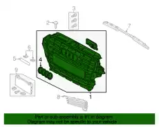 Решетка радиатора VAG 8V5853651E1RR
