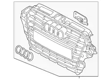 Решетка радиатора VAG 8V5853651D1RR