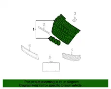 Решетка радиатора VAG 8E0853651L3FZ