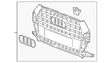 Решетка радиатора VAG 8U0853651AAT94