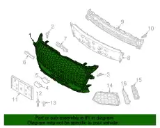 Решетка радиатора VAG 8S0853651ET94