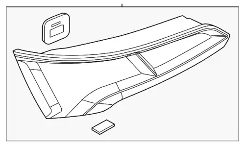 Фонарь задний VAG 80A945094