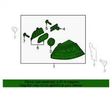 Фонарь задний VAG 4G8945096E