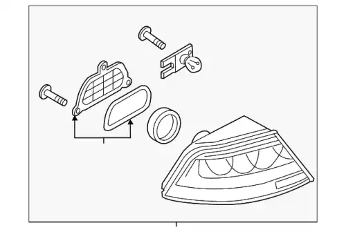 Фонарь задний VAG 4G8945096E