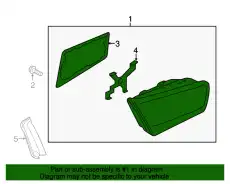 Фонарь задний VAG 4G5945094D