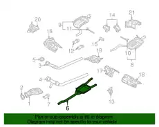 Средний глушитель 8E0253409BQ VAG