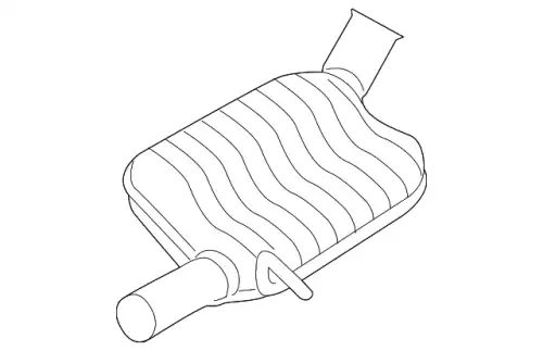 Средний глушитель 5Q0253409C VAG