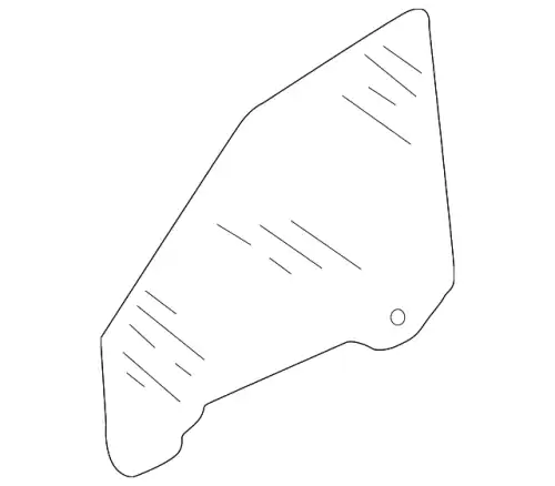 Стекло двери 4B0845201F VAG