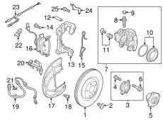 Тормозной шланг 8W0611708G VAG
