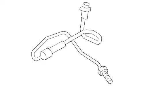 Тормозной шланг 80A611708B VAG