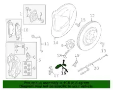 80A611707C Тормозной шланг VAG