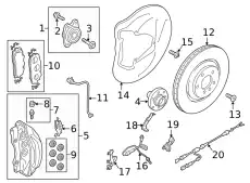 80A611707C Тормозной шланг VAG