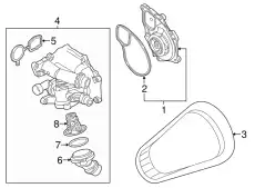 Уплотнит. кольцо 06K121139 VAG