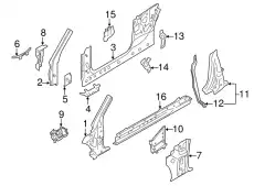 Уплотнитель 8F0810242A VAG