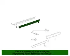 Уплотнитель двери 4B0837480C VAG