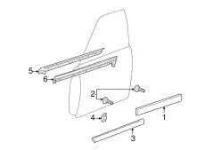 Уплотнитель двери 4B0837480C VAG