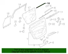Уплотнитель двери 4L0839479 VAG
