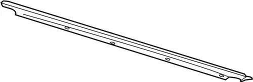 Уплотнитель двери, хром 1K9839476A2ZZ VAG
