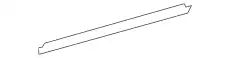Уплотнитель двери, хром 1K5839476D2ZZ VAG