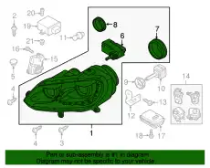 Фара VAG 1Q0941753C