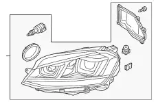 Фара VAG 5GM941753D