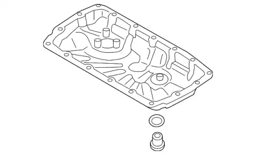 Поддон картера двигателя VAG 06M103602P