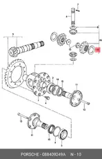 088409249A VAG, ШАЙБА, УПОРНАЯ ГЕРМАНИЯ