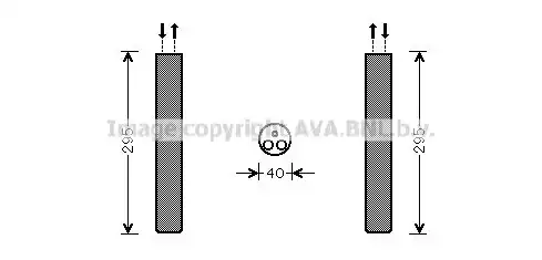 Осушитель кондиционера AVA VND304