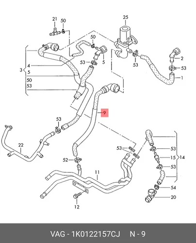 1K0122157CJ VAG