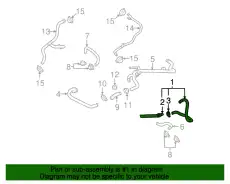 Шланг системы охлаждения 8E0121055AC VAG