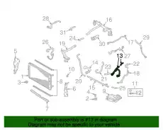  ШЛАНГ СИСТЕМЫ ОХЛАЖДЕНИЯ 4B0121101S VAG