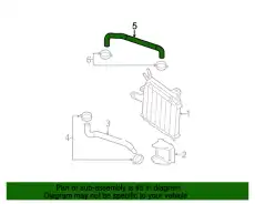 Шланг системы охлаждения 3C0121101Q VAG