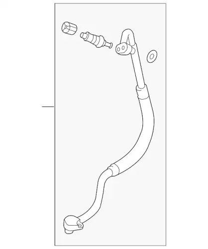 Шланг хладагента 4G0260707BT VAG