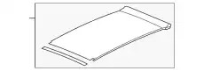 7P0877307CLF2 Шторка солнцезащитна SUNSHADE VAG