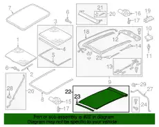 7P0877307CLF2 Шторка солнцезащитна SUNSHADE VAG