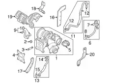 Щиток 06K129597C VAG