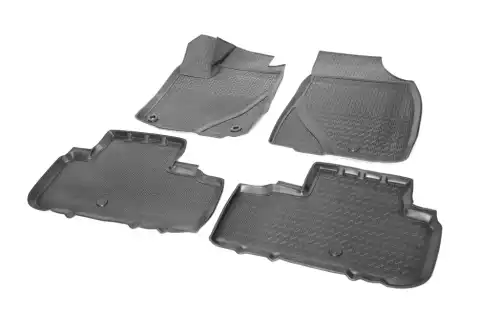 Коврики в салон COMFORT 48.19.502.PL Toyota Highlander 2013-н.в. 4 шт., черный