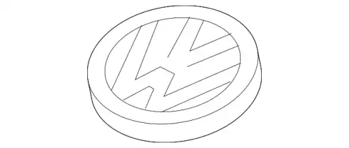 ЭМБЛЕМА VW 06A103940G VAG