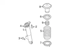 Пружина подвески 31323210 VOLVO