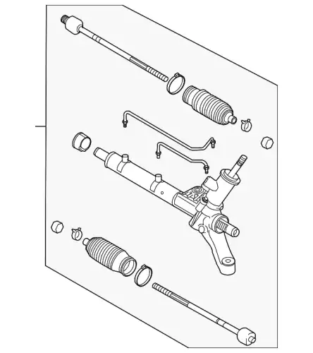 Рулевая рейка SUZUKI 4858080JD0