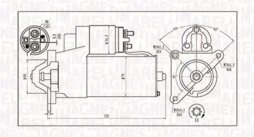 Стартер MAGNETI MARELLI 063720373010