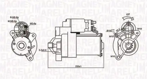 Стартер MAGNETI MARELLI 063720594010