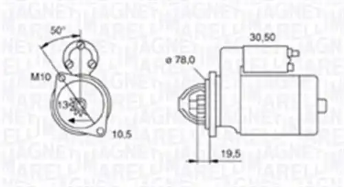 Стартер MAGNETI MARELLI 063721158010