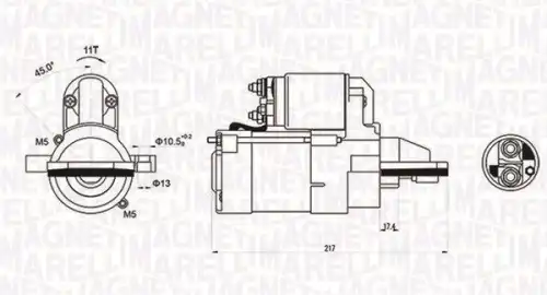 Стартер MAGNETI MARELLI 063721246010